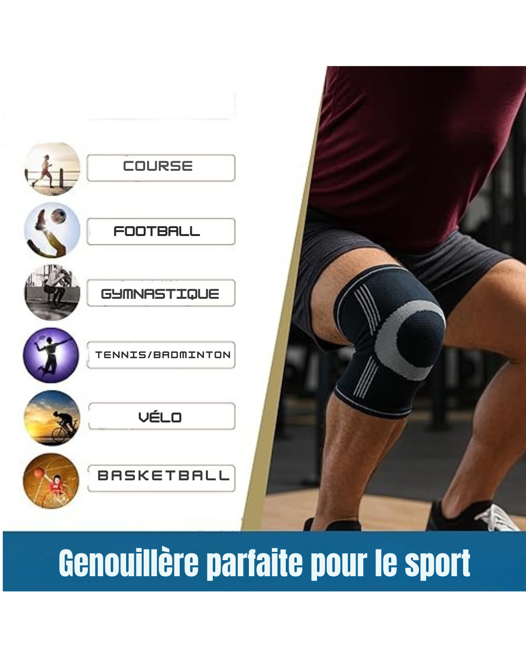 Genouillère Relax Pro – Force & Confort